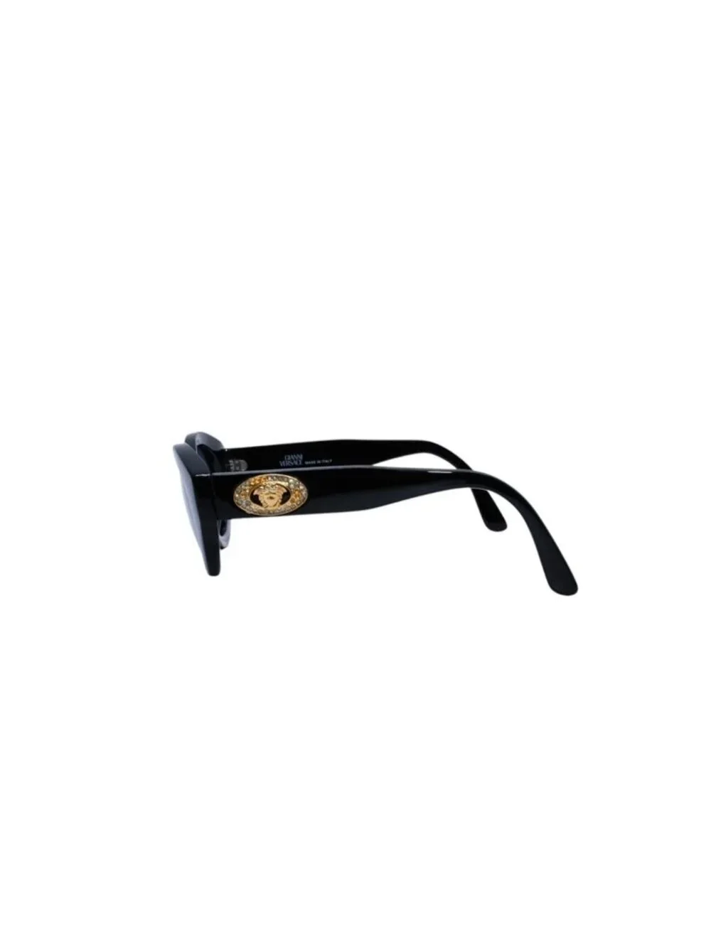 Versace Gianni Sunglasses Eyewear 480 852 Medusa Rhinestone Metal Acetate